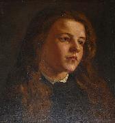 Knud Bergslien Julie painted in 1873 oil